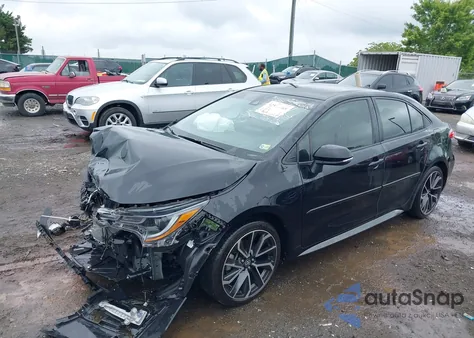 2022 Toyota Corolla Se/Night Shade z USA, uszkodzony, nr VIN JTDS4MCE1NJ098758